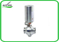 알루미늄 위생적 버터플라이형 볼 밸브 분리할 수 있는 3개 방식 위생 밸브