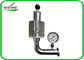 조정가능한 자동적인 압력 안전 밸브/위생 조합 배출 압력 벨브