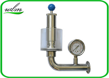 조정가능한 자동적인 압력 안전 밸브/위생 조합 배출 압력 벨브