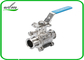 DN150 SS304 트리 클램프 볼 밸브 분리할 수 있는 위생적 공기 볼 밸브
